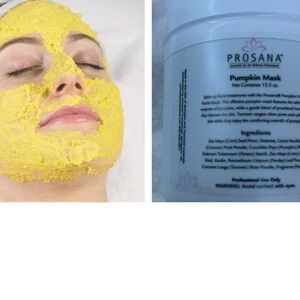 Prosana® Pumpkin Honey Facial Mask. Esthetician spa